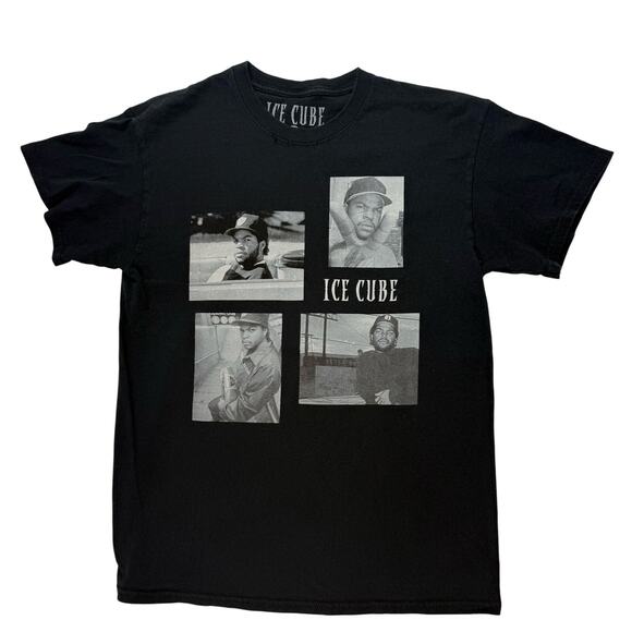 Ice Cube Black Graphic T-Shirt Men’s M Rap Hip Hop Vintage Style Tee - Picture 1 of 6